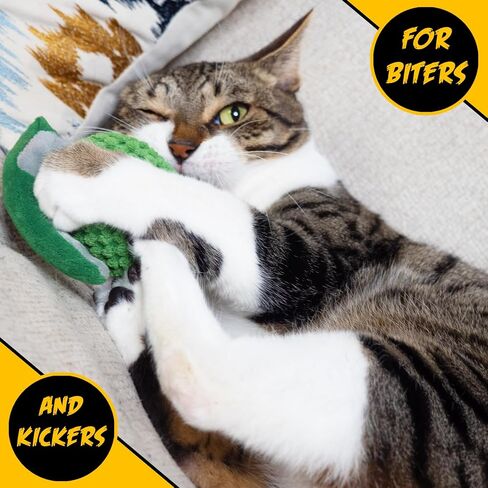 Cigar Fun Cat Toys with Catnip, Soft Fun Cat Kicker Toys to Chase, Exercise, Swatting, Hunting, and Biting for Indoor Cats of All Breeds in Saudi Arabia