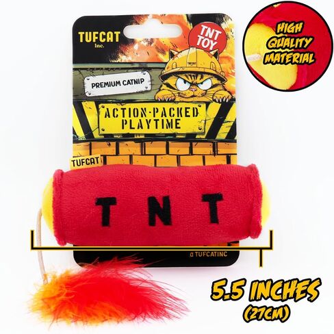 Cigar Fun Cat Toys with Catnip, Soft Fun Cat Kicker Toys to Chase, Exercise, Swatting, Hunting, and Biting for Indoor Cats of All Breeds in Saudi Arabia