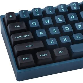 Hyekit Keycaps - Double Shot، Sparta ABS Keycaps، SA Profile، مجموعة مفاتيح كاملة 172، للوحة المفاتيح الميكانيكية، تخطيطات الولايات المتحدة والمملكة المتحدة، 2.25u، 2.75u، 3u، 6.25u، 7u Spacebar (الفيلق الروماني) in Kuwait