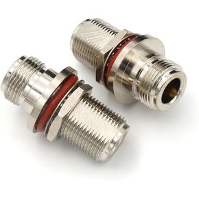 N Male to Male Right Angle Connectors N Type Coax Adapters N to N Connector 2Packs