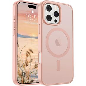 حافظة SUPFINE المغناطيسية لهاتف iPhone 14 Pro، [متوافقة مع MagSafe] [2 قطعة واقي شاشة من الزجاج المقسى] نحيف شفاف غير لامع مقاوم للصدمات مع حافظة هاتف مضادة لبصمات الأصابع، أسود