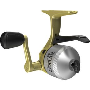 Zebco 33 Gold Spincast Fishing Reel, 3 Ball Bearings, Instant Anti-Reverse with a Smooth Dial-Adjustable Drag, Powerful All-Metal Gears with a Lightweight Graphite Frame, New Model