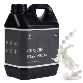 Chitu Systems 2kg Conjure Standard 8K Resin 3D Printing Resin, High Precision 405nm Standard UV Light Curing Photopolymer Fast Curing Resin for LCD/DLP 3D Printer (Black,2kg)