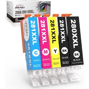 LC406XL LC406 Ink Cartridge Compatible for Brother LC406XL LC-406 High Yield Work with Brother MFC-J4535DW MFC-J4335DW MFC-J5855DW MFC-J6555DW MFC-J6955DW Printer (Black, Cyan, Magenta, Yellow) 4 Pack