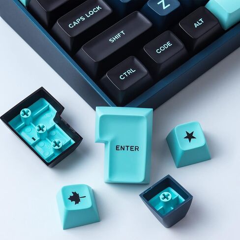 Hyekit Keycaps - Double Shot, Sparta ABS Keycaps, SA Profile, Full 172 Key Set, for Mechanical Keyboard, US and UK Layouts, 2.25u, 2.75u, 3u, 6.25u, 7u Spacebar(Roman Legion) in Saudi Arabia