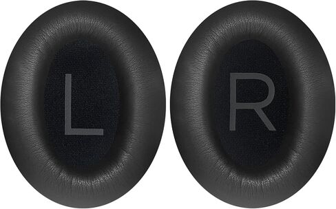 وسائد أذن بديلة لسماعات الرأس Bose QuietComfort 45 (QC45)، وسائد الأذن مع QCSE (QC SE)/رغوة عزل الضوضاء اللاسلكية عالية الكثافة الجديدة QC، مصنوعة من جلد مطاطي بروتيني ناعم in Saudi Arabia