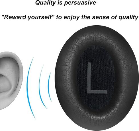 وسائد أذن بديلة لسماعات الرأس Bose QuietComfort 45 (QC45)، وسائد الأذن مع QCSE (QC SE)/رغوة عزل الضوضاء اللاسلكية عالية الكثافة الجديدة QC، مصنوعة من جلد مطاطي بروتيني ناعم in Saudi Arabia