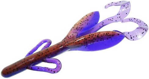 Zoom Bait Brush Hog Bait-Pack of 8 (Junebug Red, 6-Inch), One Size (022-177) in Saudi Arabia