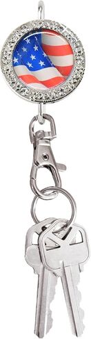 Women’s Key Finder, Key Holder, Key Ring, Cute Keychain, Keychain, Accessories, Car Keys Keychain, Key Hook, Bling, Blue Marble in Saudi Arabia
