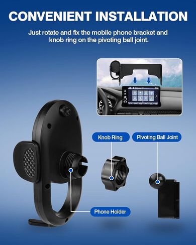 حامل هاتف السيارة Autorder لملحقات 2023 2024 Honda CR-V CRV حامل للهاتف الخلوي مقاس 9 بوصات مع منظم لوحة القيادة بدون استخدام اليدين ودوران 360 درجة in Kuwait