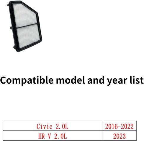 JTEAF33174Engine Air Filter for Nissan Rogue (2023-2021),Replacement for 165466RA0A in Saudi Arabia