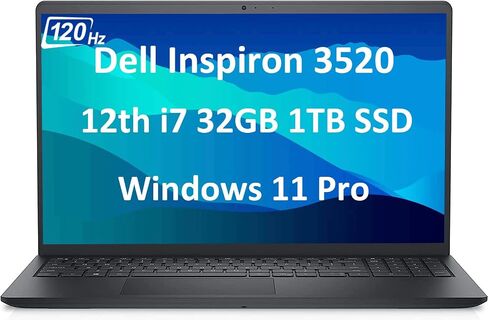 كمبيوتر محمول Dell Latitude 3000 3540 مقاس 15.6 بوصة FHD للأعمال، الجيل الثاني عشر Intel 10-Core i5-1235U (Beat i7-1195G7)، ذاكرة الوصول العشوائي DDR4 سعة 32 جيجابايت، 1 تيرابايت PCIe SSD، WiFi 6E، بلوتوث، أسود، Windows 11 Pro in Saudi Arabia