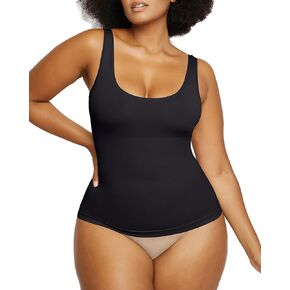 SHAPELLX Shapewear Tank Tops for Women Tummy Control Seamless Compression Body Shaper 2-Way Slim Camisole