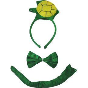Petitebella Combined Cute Animal Headband Bowtie Tail 3pc Costume