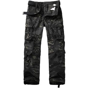 GSGGIG Men's Outdoor Hiking Pants, Tactical Pants Lightweight Casual Work Ripstop Cargo Pants for Men with Pockets
