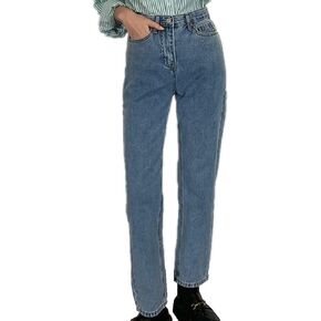 Sorrica Women's Jeans Stretch Straight-Leg Boyfriend Denim Pants