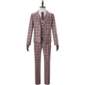 Mr. Wormwood Cosplay Costume Working Uniform Halloween Cosplay Outfits Business Suit Full Set for Men Boys