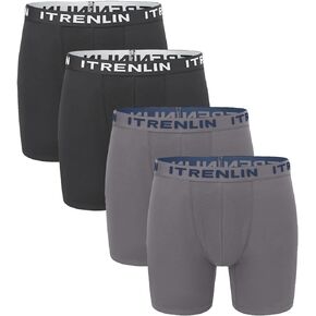 Men's Boxer Briefs, Soft and Stretched, Multipack Underpants, Premium Men's Underwear