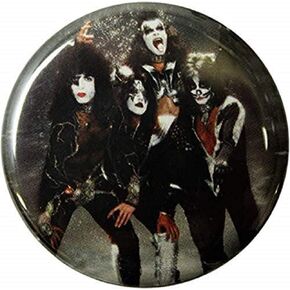 Kiss - Group Shot - 1.25" Round Button