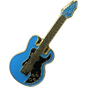 Blue Electric Guitar - Enamel Pin