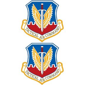 4.5 Inch Tactical Air Command Decal 2 per Pack