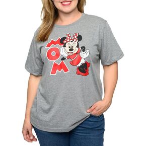 Disney Womens Plus Size T-Shirt Minnie Mouse Mickey Daisy Print