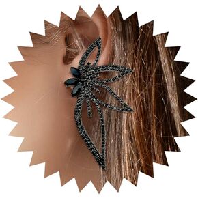 WZNBBOY Boho Unique Butterfly Drop Dangle Earrings Crystal Exaggerated Butterfly Angel Wings Statement Earrings Vintage Rhinestones Huge Butterfly Studs Earrings for Women