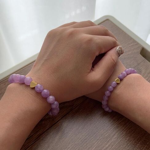 CHICYOHO Back to School Bracelets Matching Heart Crystal Mother Daughter First Day of School Bracelets for Mommy and Me Separation Anxiety Bracelet for Girls Boys in Saudi Arabia