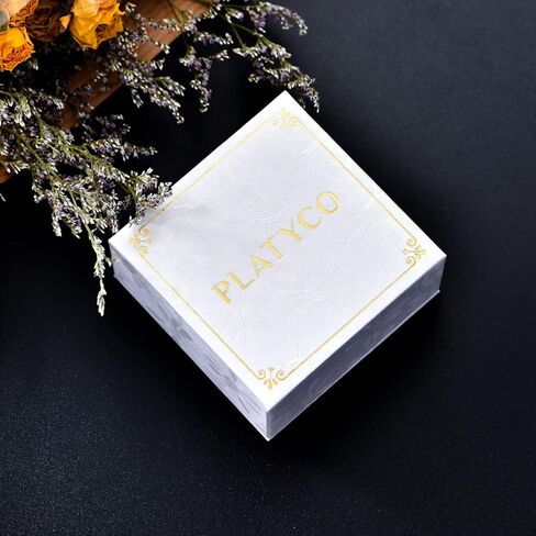 PLATYCO المرأة الأحجار الكريمة الخرز أقراط 925 فضة أقراط الخرز اليدوية استرخى أقراط هدية للنساء الفتيات in Kuwait