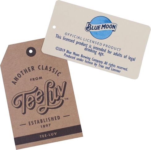 Tee Luv Blue Moon Logo Beanie - Beer Brand Knit Hat (Black) in Saudi Arabia