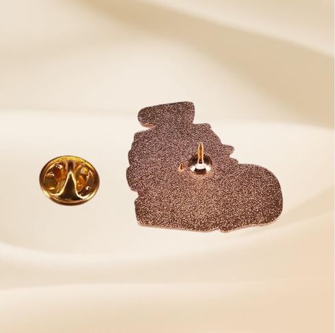 Ficsowy Cute Cat Enamel Pin Book And Coffee Funny Pins Badge for Backpacks Gifts in Kuwait