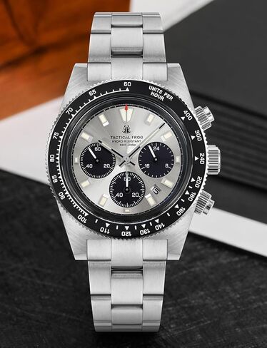 VS75B كرونوغراف بالطاقة الشمسية 62MAS ياقوت C3 مضيئة 41 ملم قرص 200 متر مقاومة للماء حركة كوارتز ساعة يد للرجال in Kuwait