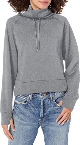 Women's Jacquard Quilted Crop Pullover in Saudi Arabia