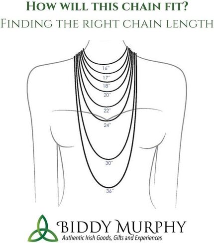 Biddy Murphy Irish Celtic Cross 18" Necklace with Connemara Marble, Trinity Knot Catholic 925 Sterling Silver Pendant, Fine Jewelry Imported Direct from Ireland in Saudi Arabia