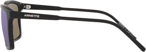 ARNETTE Man Sunglasses Black Frame, Dark Grey Lenses, 56MM in Kuwait