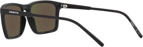 ARNETTE Man Sunglasses Black Frame, Dark Grey Lenses, 56MM in Kuwait