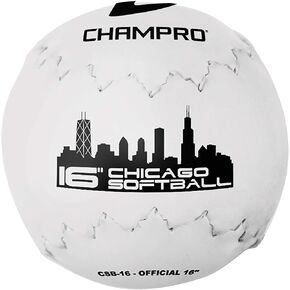 Champro Chicago Softball (White, 16-Inch)