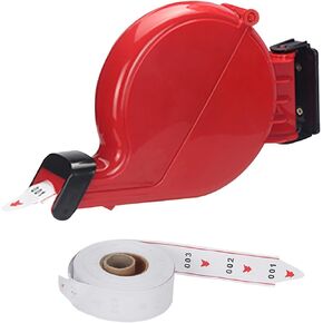 Take a Number Dispenser Ticket Dispenser Ticket Number Dispenser with 1 Roll 3 Digit Ticket Roll 2 Groups Number from 000-999 (3 Digit, red)