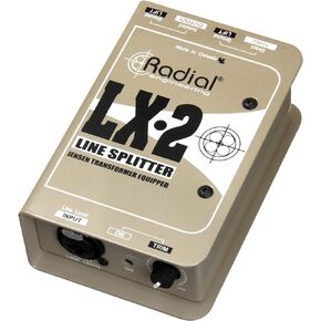 Radial LX2 2-Channel Balanced Line Splitter W Isolation