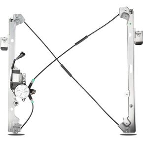 Front Passenger Side Power Window Regulator w/Motor fit for 1999 2000 2001 2002 2003 2004 2005 2006 2007 Silverado Tahoe Avalanche Suburban, GMC Sierra Yukon XL, Escalade ESV EXT, Right, 741-645
