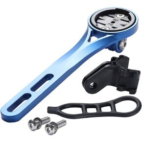 Dymoece Aluminium Alloy Bicycle Computer Mount for Road Bike Integrated Handlebar,Compatible with Garmin Edge 130 200 500 510 520 810 820 1000 1030 and Flashlight