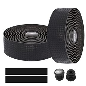 CNC Bike Handlebar Tape, Road Bicycle Bar Tapes, 2 Pcs Cycling Handle Wraps for Mountain Bike, Black/Blue/Green/Red/White/Yellow/Pink (Red)
