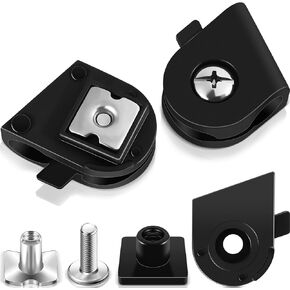 Dunzy 2 Sets Football Visors Replacement Screws Football Visor Clips Football Helmet Repair Kit