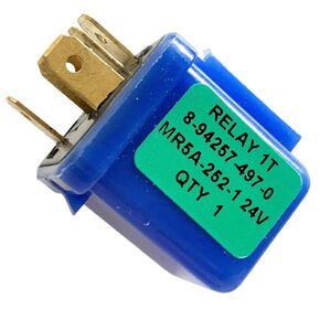 24V Relay (with 5 Pins) 8-94257-497-0 MR5A-252-1 569-06-61960 for Komatsu Engine SA6D132 SA6D140 Excavator Truck Engine Relay Aftermarket Replacement Parts