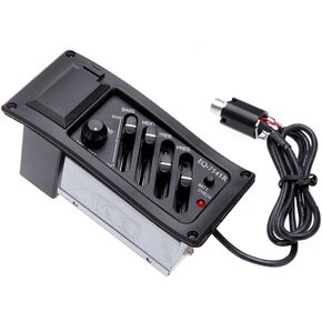 EQ-7545R Piezo Pickup Acoustic Guitar Preamp Amplifier Equalizer Tuner