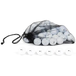 Clean Green Golf Balls Recycled & Used for Nike Golf Ball Mix - Good Condition Graded Ball - Includes GolfBalls and Mesh Carrying Bag
