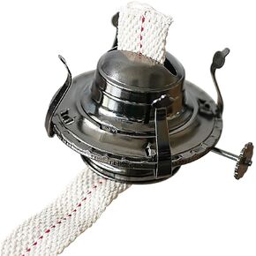 GXFCCYXT Oil Lamp Burner #2 Size Grayish Black Plated Oil Lamp Replacement Kerosene Lamp Parts Fits Hurricane Antique Vintage Oil Lamps for a 3 Inch Base Chimney