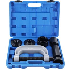DASBET 4 in1 Ball Joint Service Auto Tool Kit 2WD & 4WD Car Repair Remover Installer Heavy Duty Ball Joint Press & U Joint Removal Tool Ball Joint Press Kit