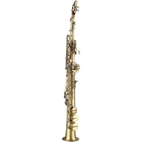 Btuty Straight Bb Soprano Saxophone Nickel Plated Sax straight saxophone Professional Brass Woodwind Instrument Carve Pattern with Carrying Case Mouthpiece Reed Cleaning