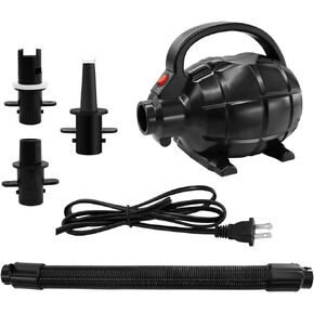 مضخة هواء كهربائية IBATMS 600 واط لحصيرة الهواء القابلة للنفخ، سجادة الجمباز/الأرضيات/السقوط/اليوجا، مضخة هواء الجمباز الكهربائية 110-120 فولت مع 3 فوهات in Kuwait